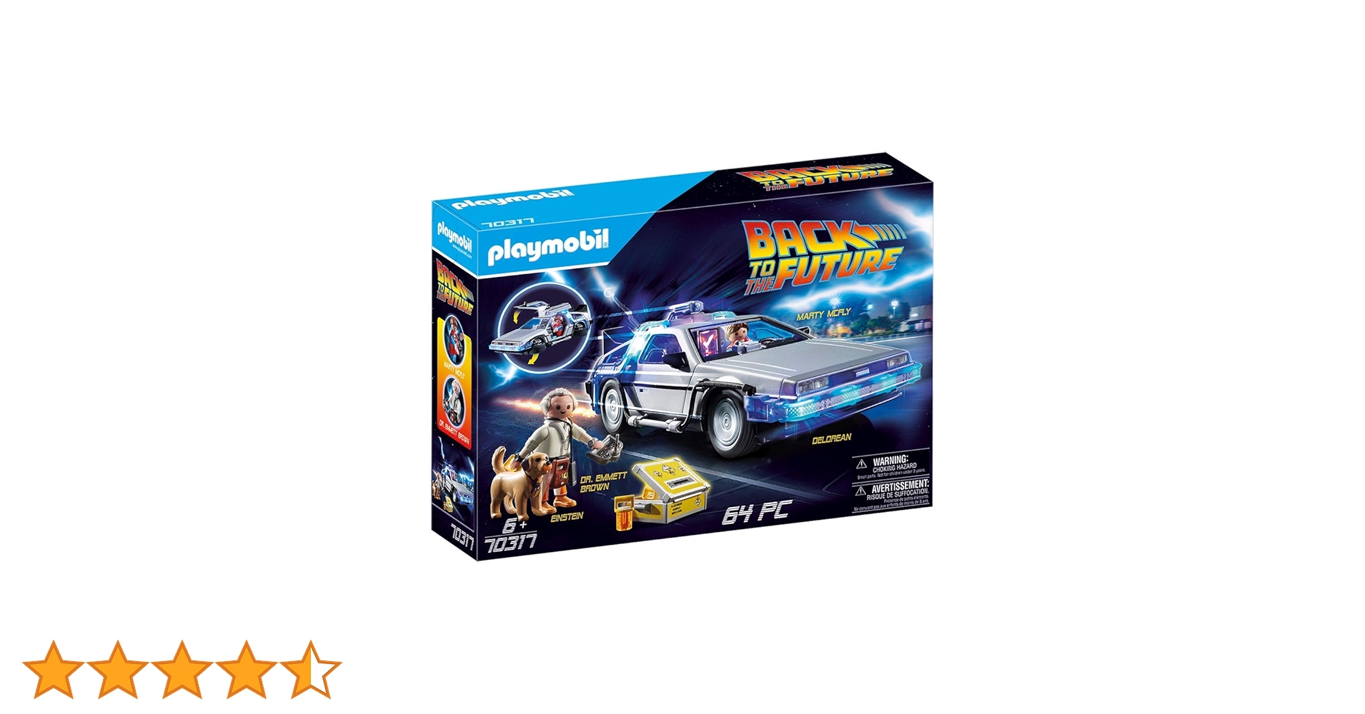 プレイモービル 70317 バックトゥザフューチャー デロリアン Amazon.co.jp: プレイモービル 『バック・トゥ・ザ